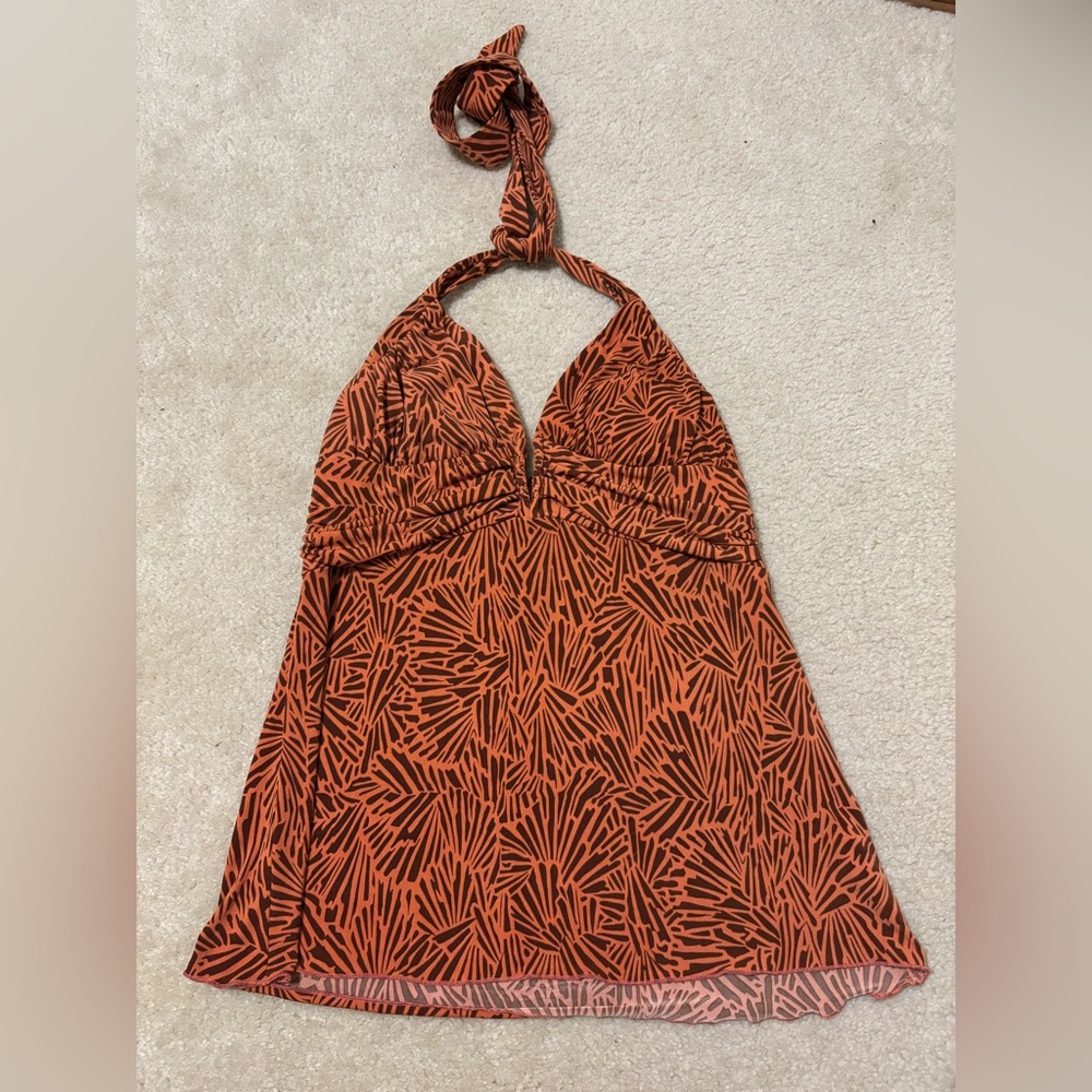 Y2k Tiger Halter Top